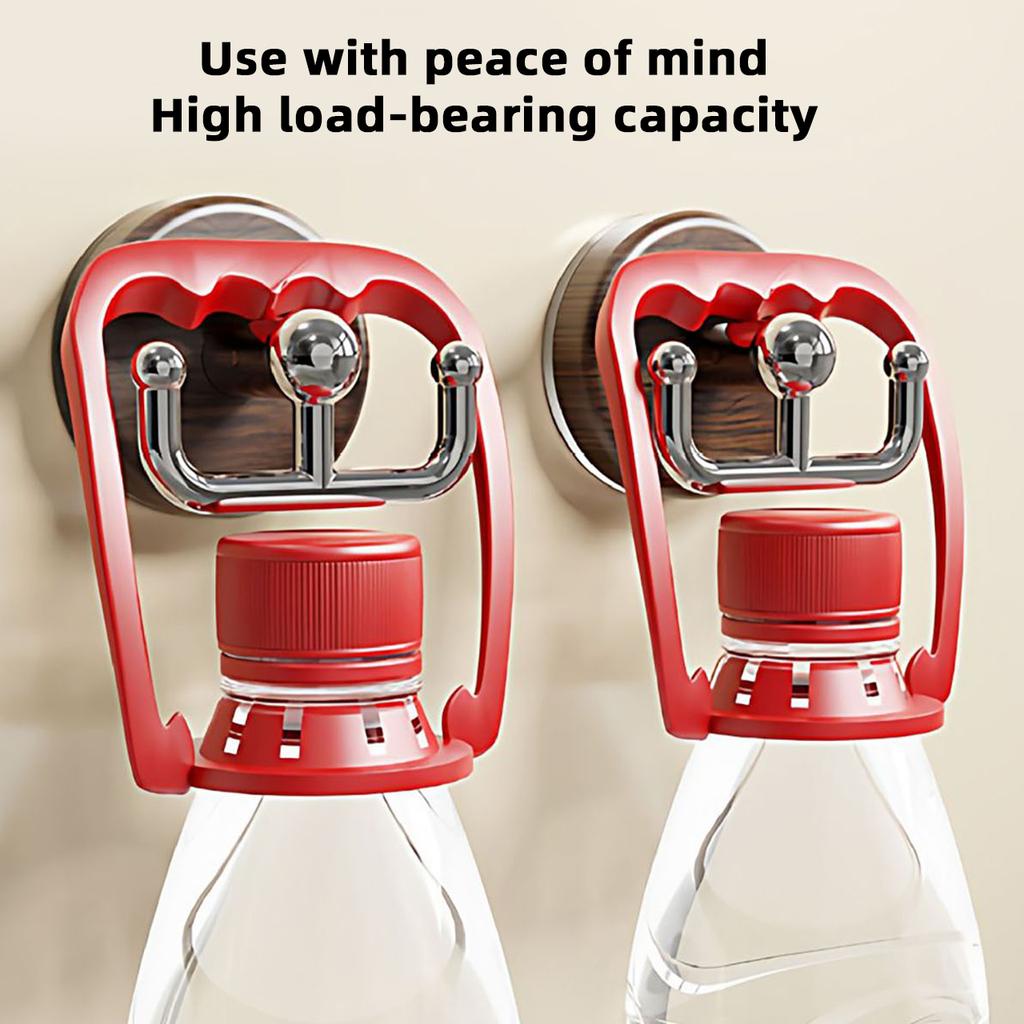 Nordic Style Double-ended Hook Suction Cup Key Towel Organizer Holder Punch Bathroom Kitchen Space Saving Storage Rack