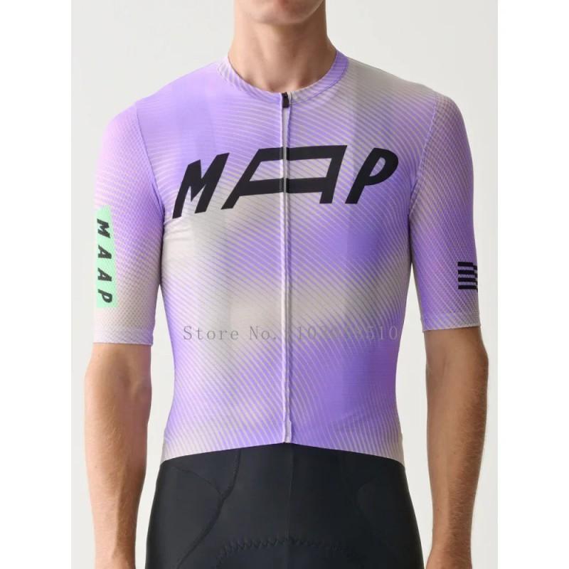 Maglia Leggera da Ciclismo da Uomo a Maniche Corte Traspirante per Mountain Bike e Bici da Strada Vestibilità Larga Miscela di Lino