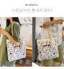 Women's Cute Cartoon Canvas Handbag - Versatile, Large Capacity Shoulder Tote