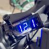 ASATERU Motorcycle Meter Stay Mirror Hole M10 Compatible Right Black