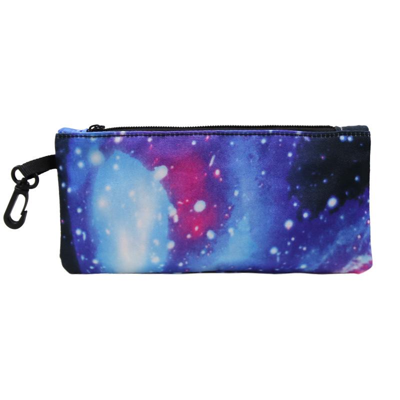 Solid Color Pencil Bag Canvas Single-layer Student Stationery Box Pencil Bag To Customize