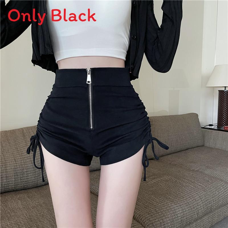 Womens High Waist Pleated Shorts With Drawstring For Casual Summer Wear