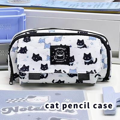 Powrót do szkoły artykuły szkolne Dziewczęcy zestaw szkolny Piórnik torba na ołówki saszetka na ołówki kotek uroczy Szkolne piórniki kawaii artykuły papiernicze