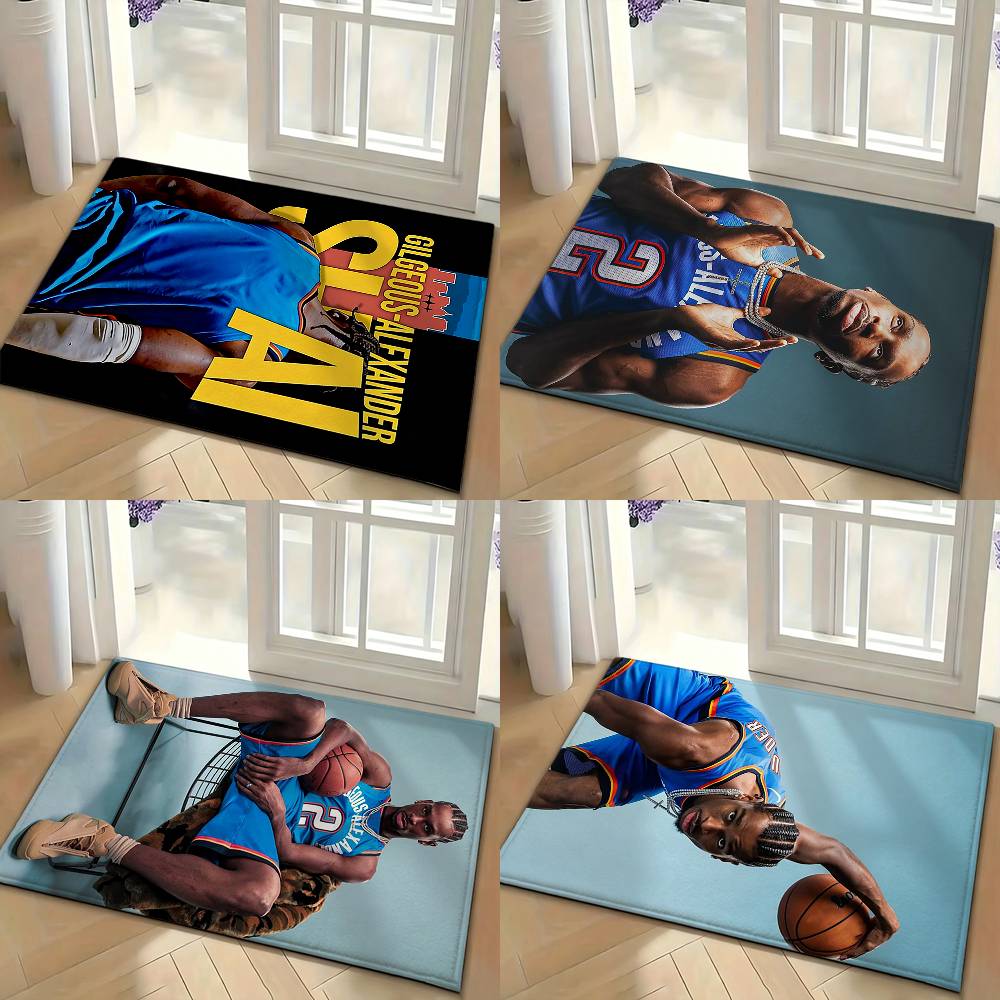 S-Shai G-Gilgeous Alexander Bedroom Decor Carpet for Living Room Thick Plush Study Floor Mat Home Fluffy Soft Rug