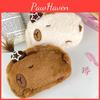 Capybara Plush Pencil Bag For Creative Students Large Capacity Storage