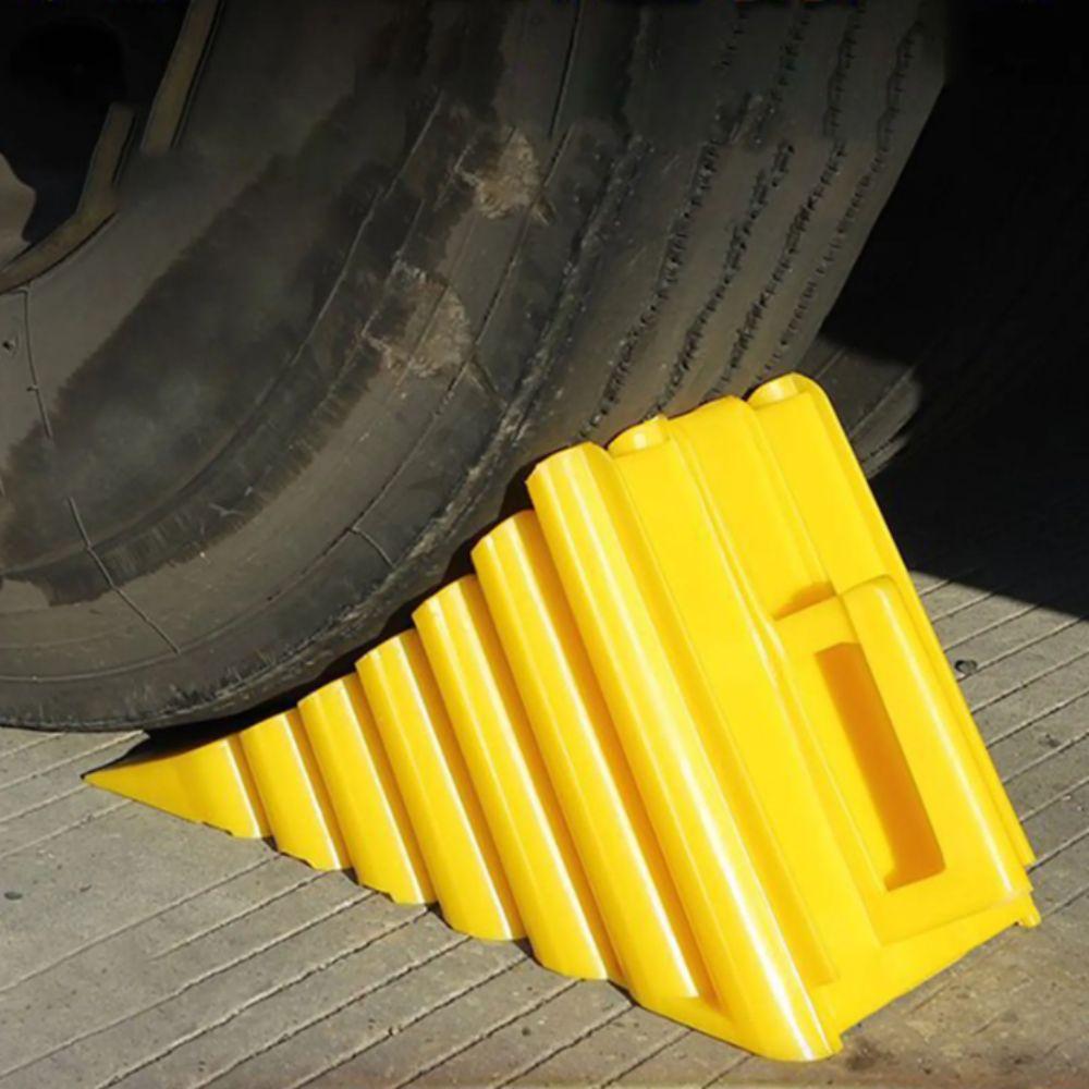Non Slip Wheel Chocks Heavy Duty Wheel Chock Stopper Block ABS Stop Slider  Cars