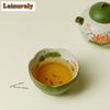 111ml Hand-painted Lotus Fish Teacup Antique Tea Bowl Sample Tea Cup Tea-tasting Fragrance Cup Jianzhan Master Cups Teaware