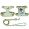 Cute Cartoon Pet Harness with Backpack Outdoor Travel Vest Type Small Meidum Dog Detachable Detachable Backpack