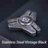 Stainless Steel Metal Hand Spinner Anti-anxiety EDC Fidget Toy for Adult Children Creative Metal Triangle Stress Relief Toy