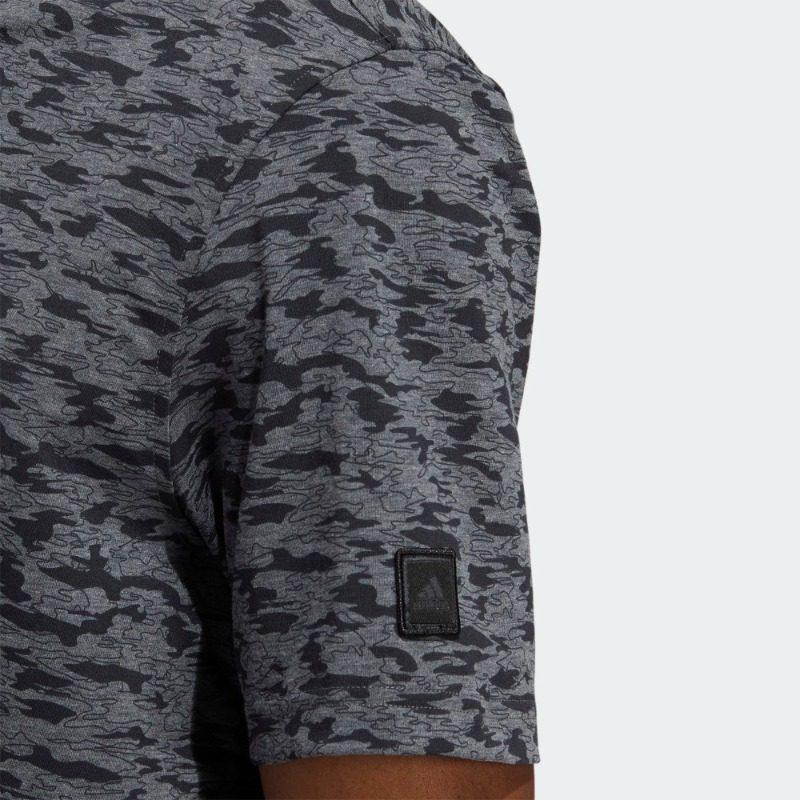 Adidas Polo Shirts Men's Gray Polo Collar Moderate Other HF9039