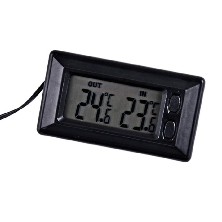 Car Temperature Gauge Digital LCD Display Thermometer Easy To Read Display