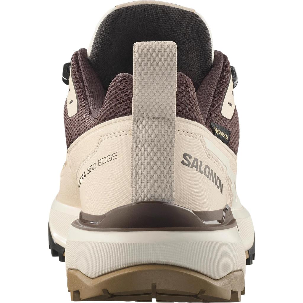 SALOMON X Ultra 360 Edge Gore-Tex Comfortable Versatile Simple Fashion Low-Top Hiking Shoes Women Hiking Shoes White Brown 478171
