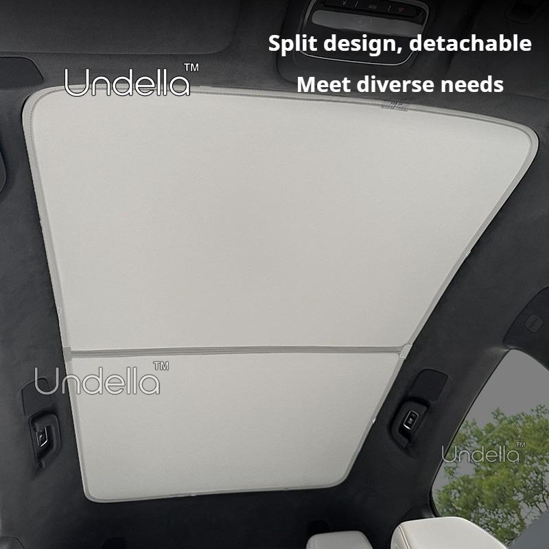 Für XPENG G6 2026 2025 2027 Sonnenschutz Glasdach Sonnenschutz Sonnenblende Vorhang Auto-Clip Vorne Hinten Schiebedach Dachfenster Zubehör