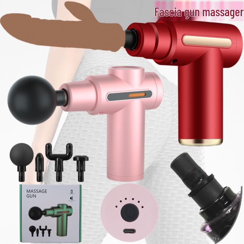 Silicone Adapter Replacement for Electric Fascia Massage Gun - Universal Head for Men & Women.