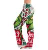 Womens Pajama Pants Sleepwear Casual Drawstring Elastic Waist Pants Comfy Straight Yoga Loose Trousers