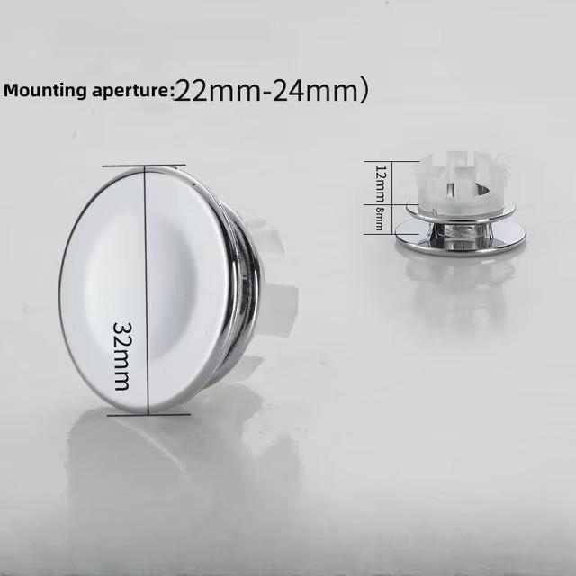 Plastic Sink Hole Overflow Cover for Kitchen Bathroom Basin Trim Bath Drain Cap Sink Wash Basin Round Overflow Ring Plug