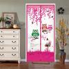 Elegant Owl Pattern 90/100*210cm Anti Mosquito Magnetic Mesh For Insect-free Homes