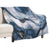 Marble Texture Series digitalprinted polyester Bedroom velvet flannel cover blanket Fleece soft sofa cover blankets for beds