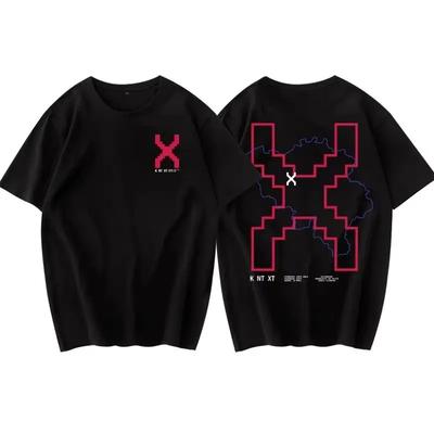 TXT (Tomorrow X Together) "K NT XT" Korea Map Vintage Oversized T-Shirt | Unisex K-Pop Streetwear Tee