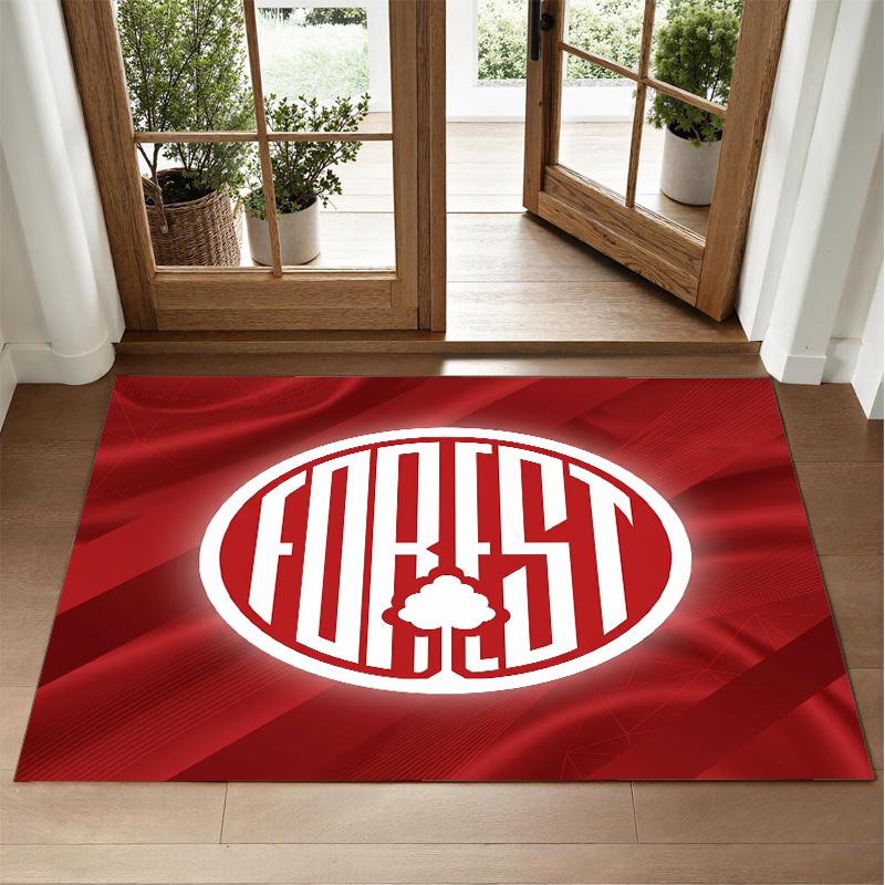 Nottingham Forest Design Kristall-Samt-Teppich Weich Dekorative Matte für Schlafzimmer Eingang