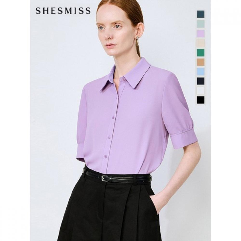 

She S miss Daily базовые рубашки с коротким рукавом SwwSto22510 light blue/55