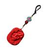 Red Sand Pixiu Zodiac Keychain Gift - Men's & Women's Money Guardian Pendant Ornament
