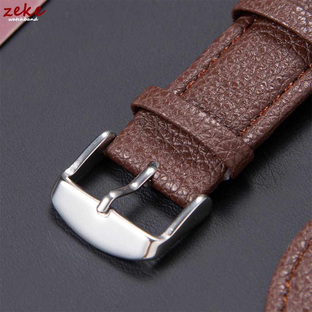 12/14/16/18/20/22mm Universal Watch Band Thin Smooth Watch Straps Men Women Vintage Belt Bracelet Soft Comfortable Leather Strap