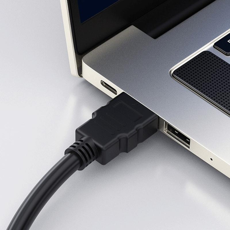 HDTV Splitter for Double Monitors Duplicated Mirror 1080P HDTV Splitter 1 in 2 Out for 1080P TV Projectors Computer