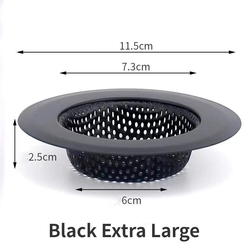 Stainless Steel Sink Filter Mesh Shower Floor Drain Hair Catcher Stopper Food Slag Drainer for Kitchen Bathroom Accessories