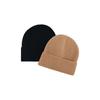 Winter New Solid Color 100% Pure Wool Knitted Hat, High-End And Versatile, Warm Woolen Hat For Men And Women