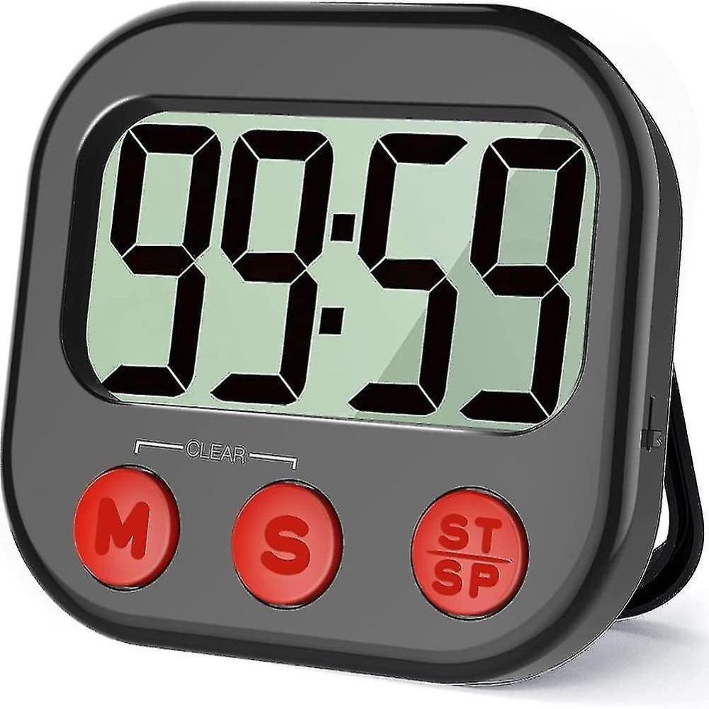 Stopwatch Visual Countdown Timer LCD Screen Alarm Clock  Home Office Study Tool
