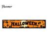Festival Photo Booth Backdrop Halloween Fence Banner, 118 x 20 Inch Large Yard Sign Banner Flag, Scary Store Window Holiday Displays Party Hanging