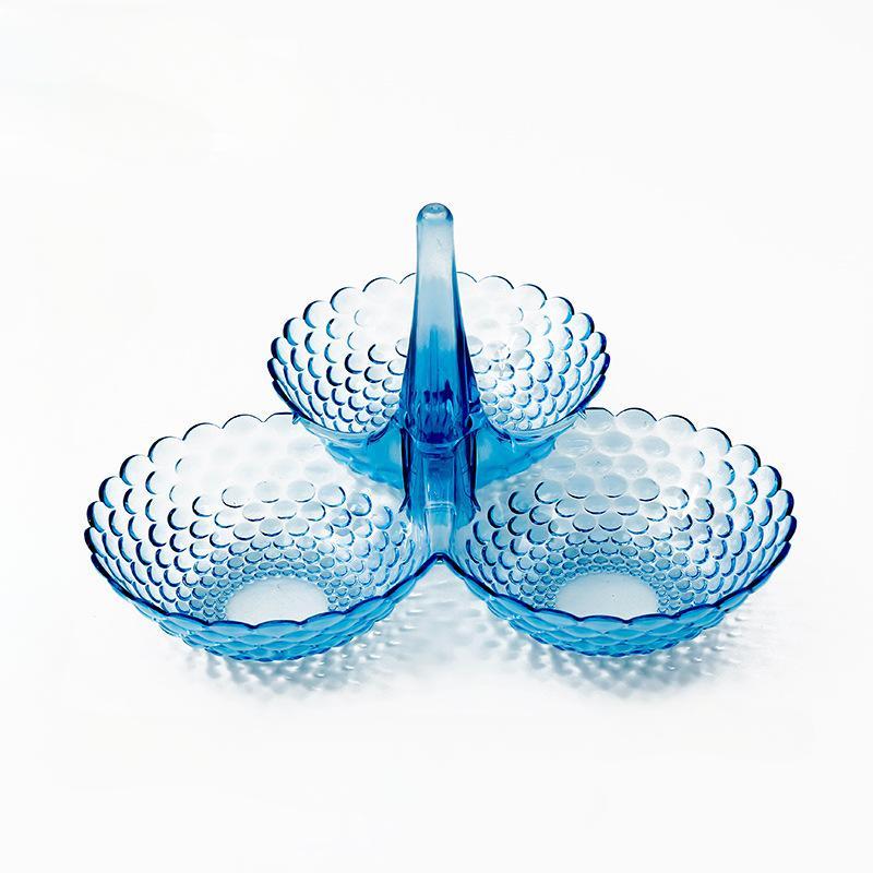 

Кухонная тарелка для конфет и фруктов, европейская пластиковая штабелируемая поднос для сухофруктов, закусок, домашнего декора для свадебного стола, десерта