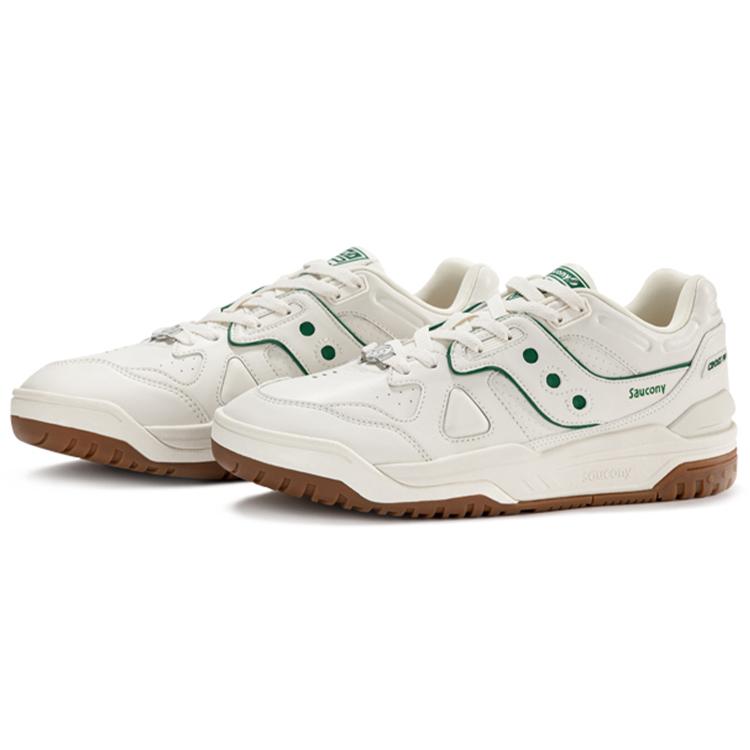 Saucony Cross 90 Comfortable Low top Skateboard Shoes Unisex Ecru S79035-4
