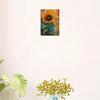 1pc Vintage Sunflower Metal Sign Farmhouse Wall Art Tinplate Decor
