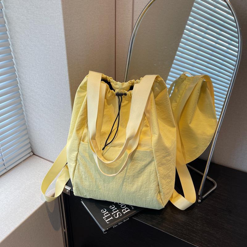 Multifunctional Women's Bag Backpack New Nylon Waterproof Shoulder Bag Student Versatile Class Handbag