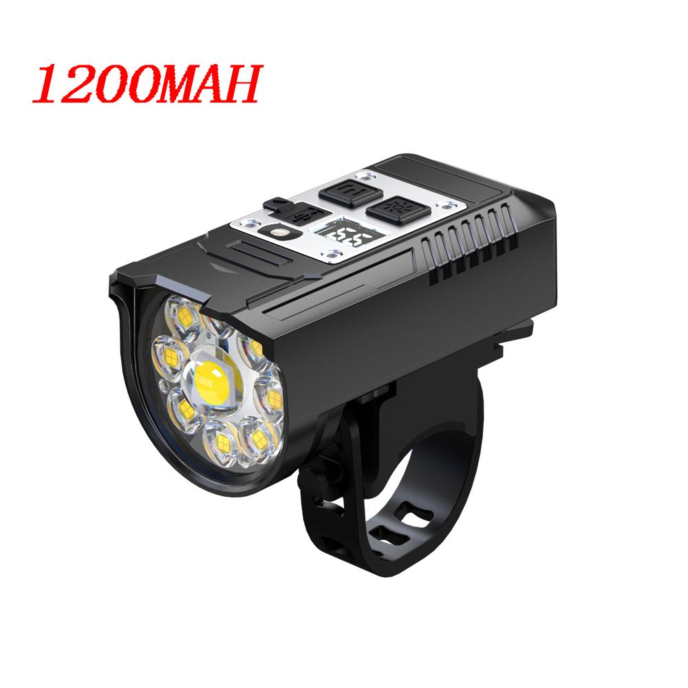 Super Bright bike Bicycle Headlight rechargeable Mountain Bicycle Light Front head Flashlight Cycling Light Cycling Accessories
