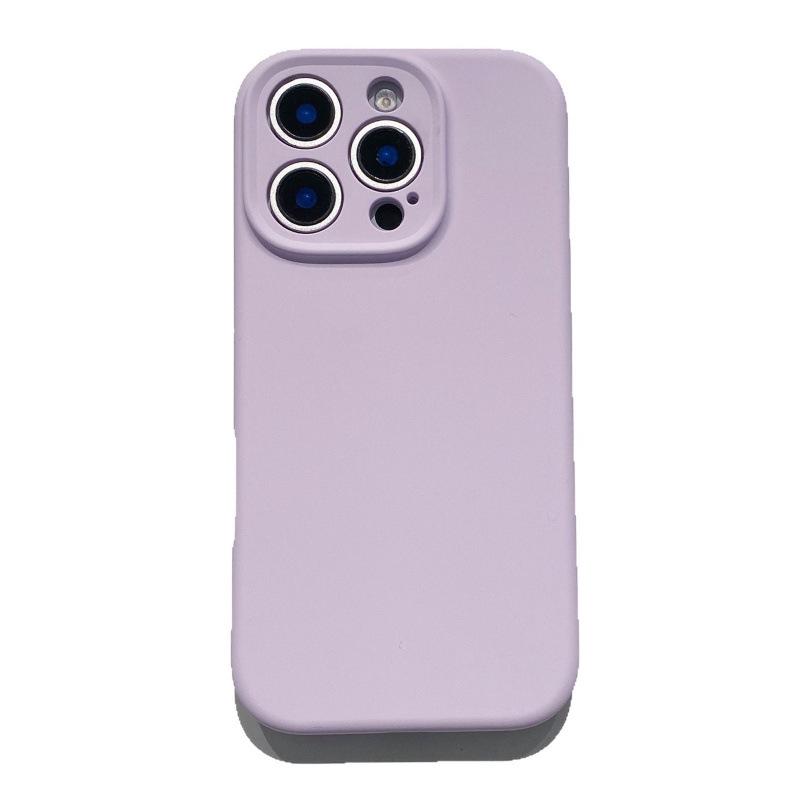 iPhone 16 Pro Max Silicone Phone Case - Solid Color, Precise Cutouts, Integrated Buttons, Simple Protection
