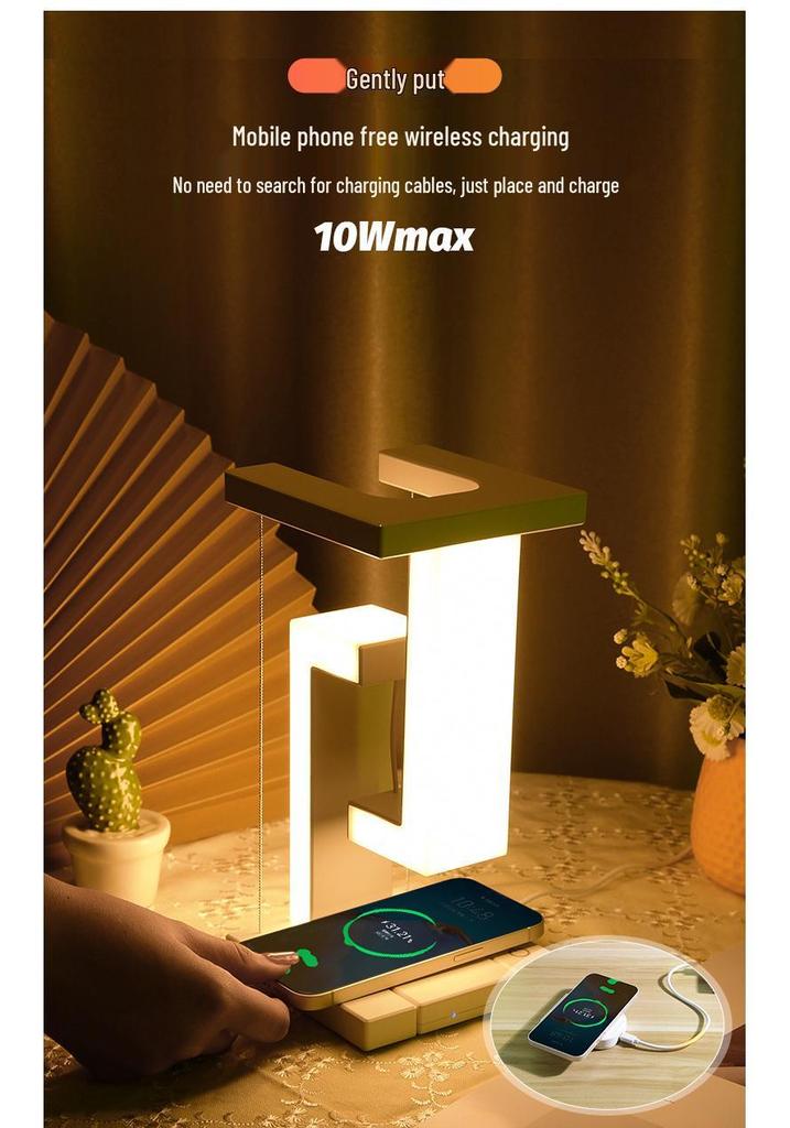 Anti-Gravity Floating Lamp & Wireless Charging Night Light