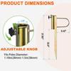Adjustable Patio Umbrella Holder Anti-rust Parasol Fixing Clip Durable Umbrella Stands  Bench