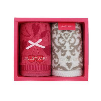 Jill Stuart Towel Museum JILLSTUART Towel Gift Set, Pink and White Face Towel, 58-3159200