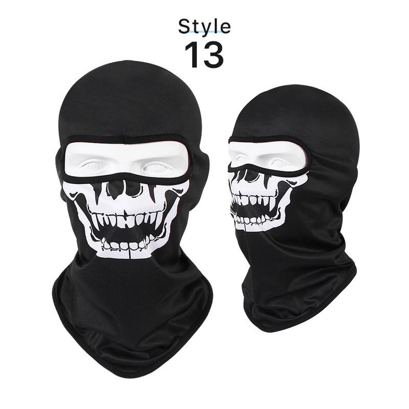 Skull Balaclava Full Face Cover Bandana for Outdoor Cycling Face Mask Gaiter Λαιμός Αξεσουάρ μοτοσυκλέτας