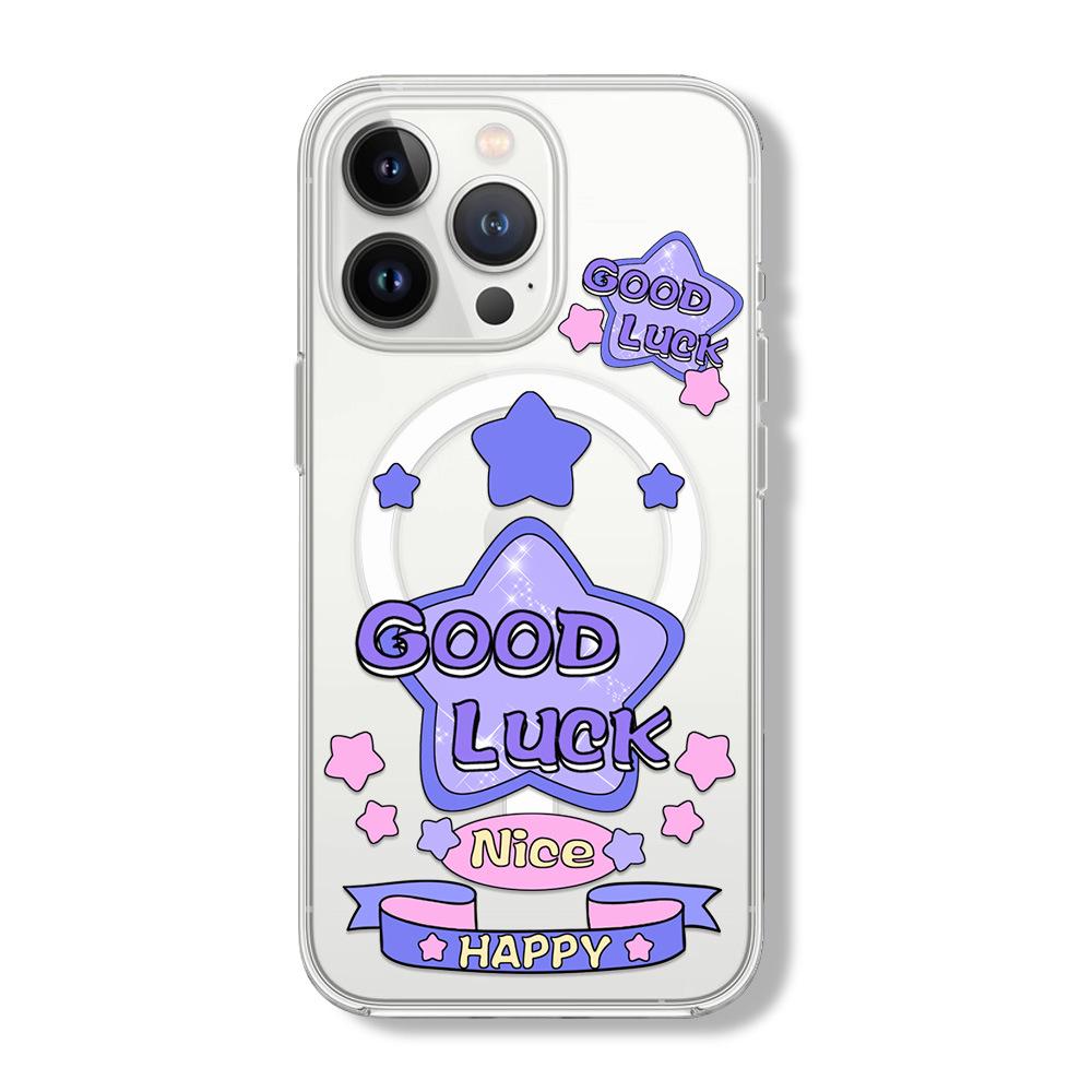 

Магнитный чехол Zhitai для iPhone 16 Pro/14/13/12 Pro, в стиле Ins iPhone 16