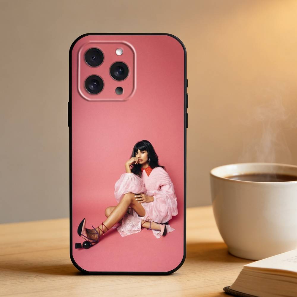 J-Jameela Jamil Phone Case For iPhone 17 16 15 14 13 12 Max Plus Silicone Black Cover