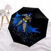 1pc Batman, Iconic Automatic Folding Umbrella - Compact 8-Rib Design, Durable Plastic & Iron, Daily Use Z1230044