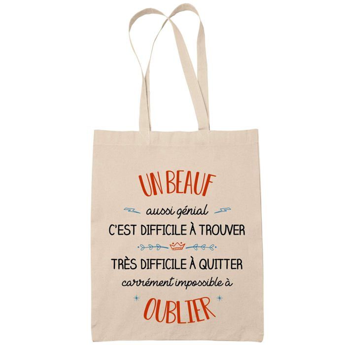 Tote bag - PLANETEE - Un Batteur Aussi Génial - Coton Fairtrade - Imprimé en France - Réutilisable