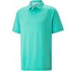 Golf X Ptc Collaboration Polo Shirt Solid Color Casual Letter Print Short Sleeve Men Tops Light-Green 539201-03