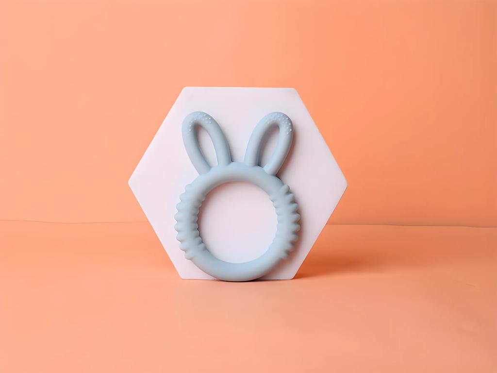 Non-Toxic Baby Silicone Teether Bunny Baby Pacifier Bite Happy Children Teething Toys Maternity & Baby Products