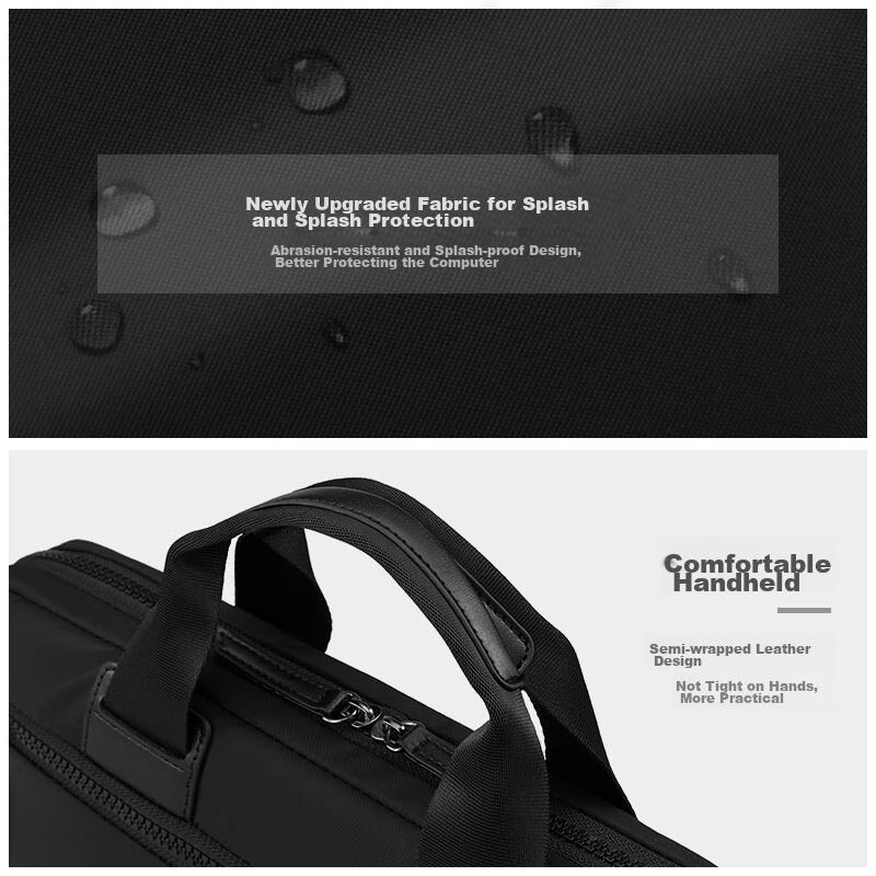 Samsonite Laptop Bag, Business Handbag for Men And Women, Shoulder Briefcase, 14-Inch Apple Notebook Bag, Large Capacity Document Bag