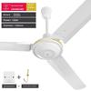 Diamond Brand Ceiling Fan For Home Living Room Iron Leaf Dormitory Industrial Hanging Electric Fan Dining Room Sound Light Strong Wind 4856-Inch